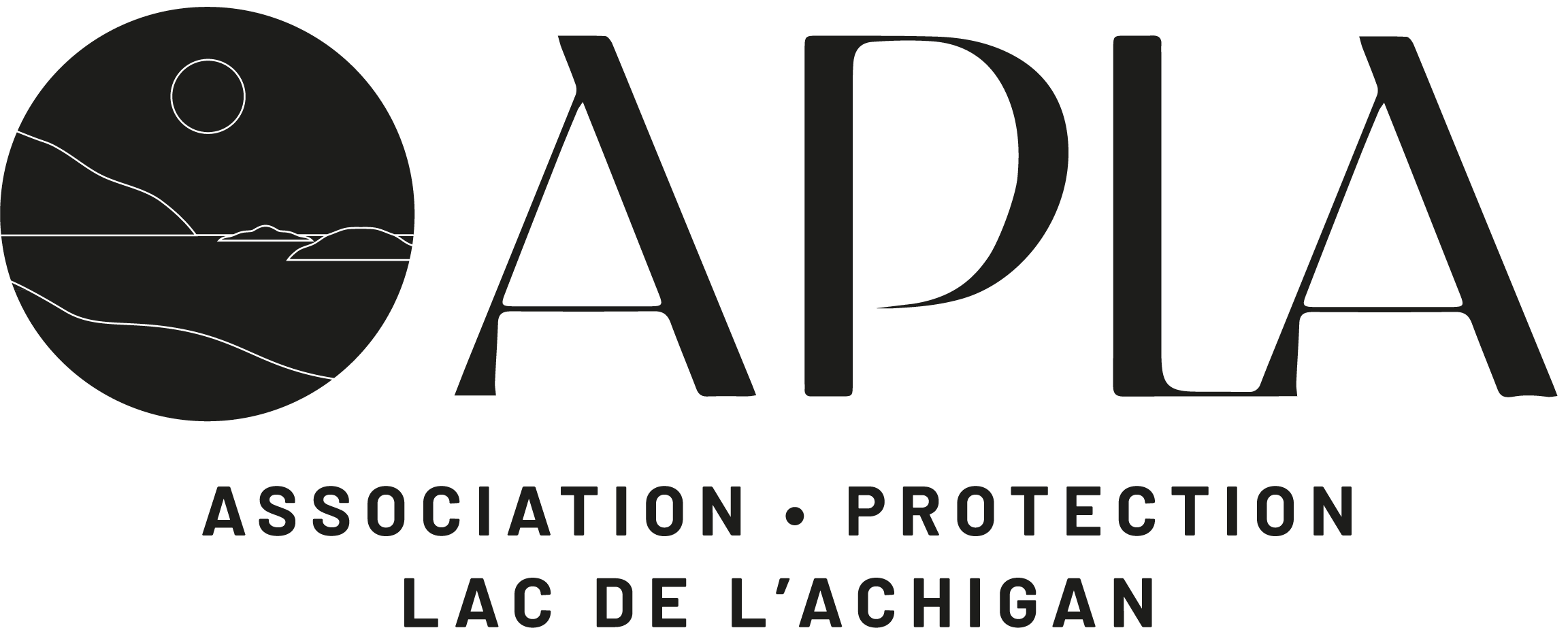 Association pour la Protection du Lac de l'Achigan Logo